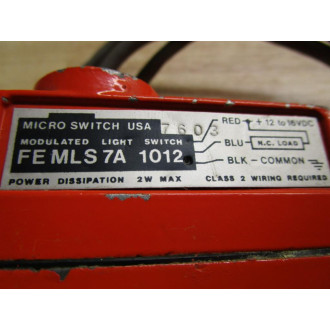 Micro Switch FE MLS 7A 1012 Honeywell Sensor FEMLS7A1012 - Used