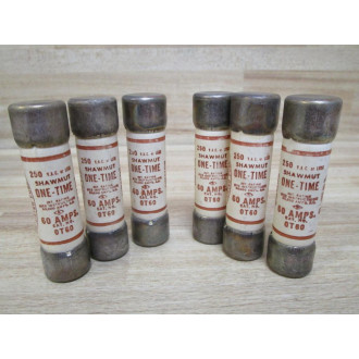 Shawmut OT60 Gould Fuse 0T-60 Ferraz (Pack of 6)