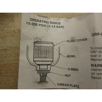 Wilkerson GRP-95-981 Auto Float Drain GRP95981