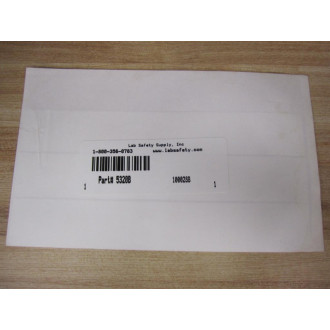 Lab Safety Supply 100028B Cold Water Supply Sign Minus 1 Label - New No Box