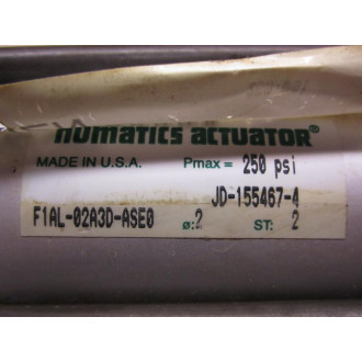 Numatics JD-155467-4 Cylinder - New No Box