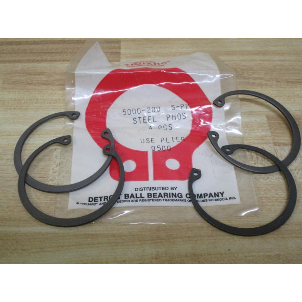 Waldes Truarc 5000-200 Retaining Ring (Pack of 4)