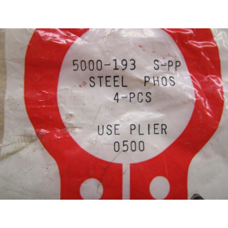 Waldes Truarc 5000-193 Retaining Rings (Pack of 4)