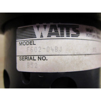 Watts F602-04BJ Filter 12" - New No Box