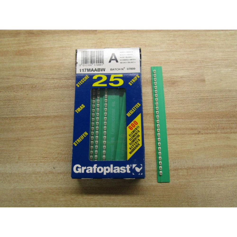 Grafoplast 117MAABW Label A (Pack of 25)