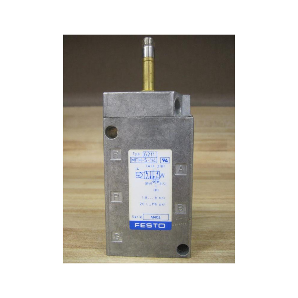 Festo 6211-MFH-5-14 Valve 6211MFH514 - Used