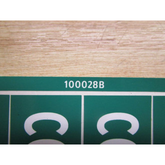 Lab Safety Supply 100028B Cold Water Supply Sign (Pack of 2) - New No Box