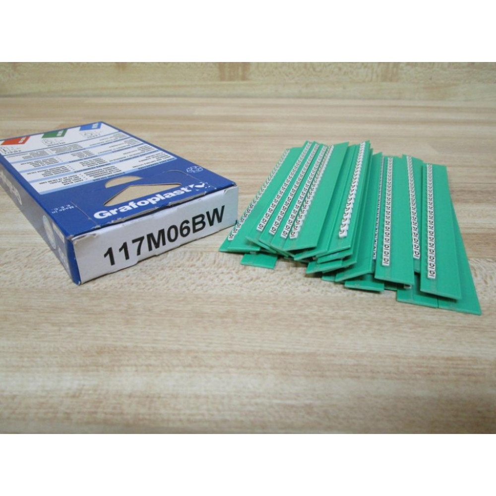 Grafoplast 117M06BW Label 6 (Pack of 25)