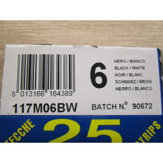 Grafoplast 117M06BW Label 6 (Pack of 25)