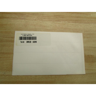 Lab Safety 100012B Boiler Feed Sign (Pack of 2) - New No Box