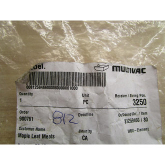 Multivac 19.781.4249.00 Pressure Spring (Pack of 3)