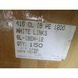 Integrity Plastics 6L-IBEW-12 Table Top Chain 416 CL IB PE 1200 10'