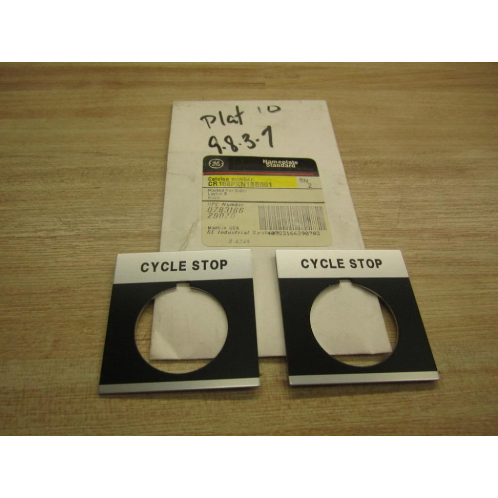 General Electric CR104PXN1BB001 Cycle, Stop (Pack of 2)