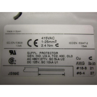 Sprecher+Schuh L8-302D Circuit Breaker - New No Box