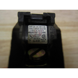 Square D QO-120 Circuit Breaker (Pack of 2) - Used