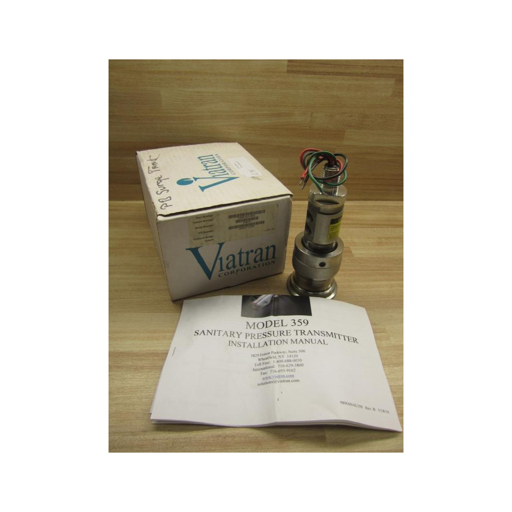 Viatran R359CNGHBQC Pressure Transducer Model 359