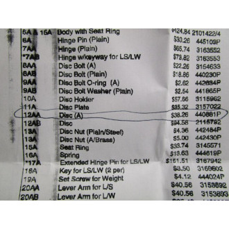 Kennedy Valve 440881P Disc