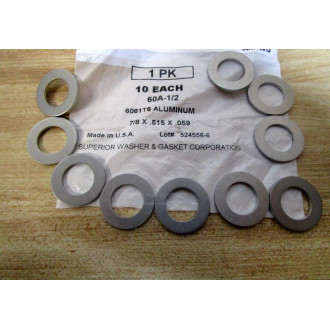 Superior Washer & Gasket 6061T6 Flat Washer (Pack of 20)
