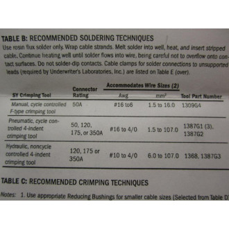 SMH SY-175-600V Terminal Battery Connector SY175600V