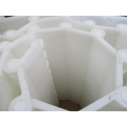 Integrity Plastics 6L-IBEW-12 Table Top Chain 416 CL IB PE 1200 10'