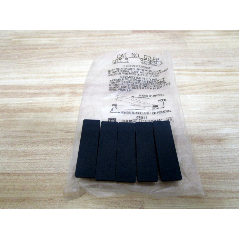 Square D QO-FP Filler Plates QOFP (Pack of 5)