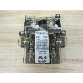 Allen Bradley 195-BA20 Auxiliary Contact 195BA20 - New No Box