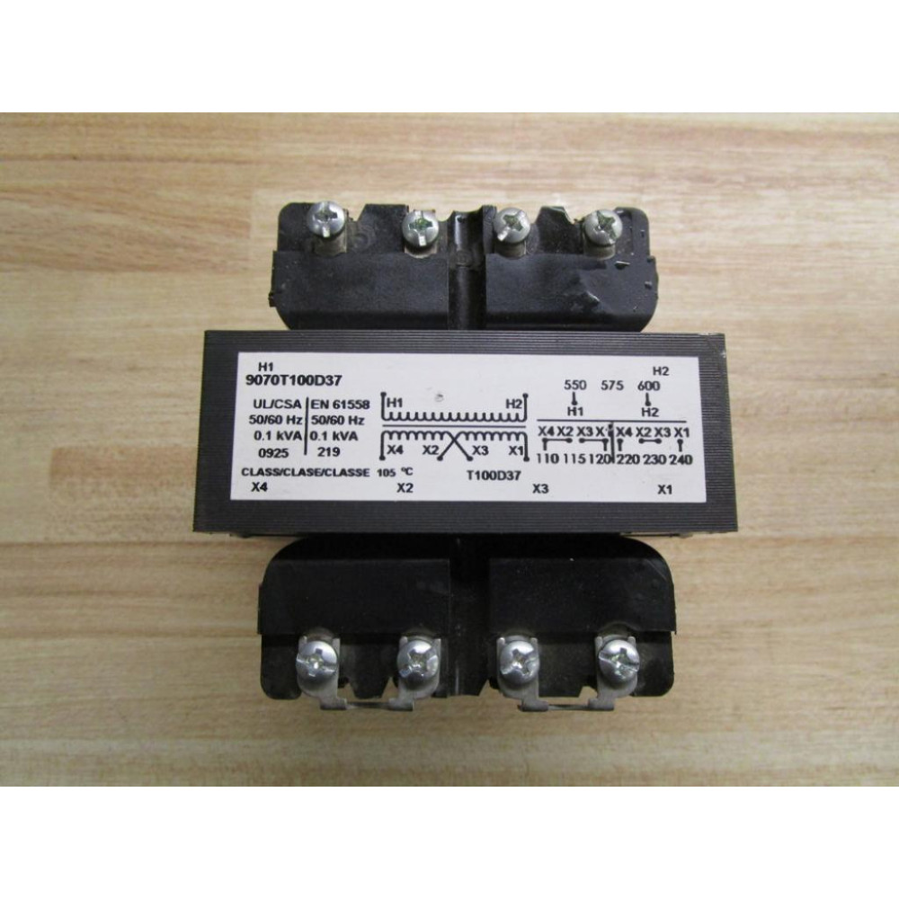 Square D 9070T100D37 Transformer - New No Box