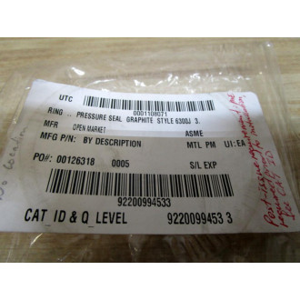 A. P. Services 6300J Pressure Seal 3"-316"