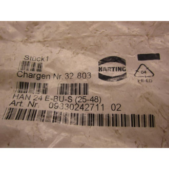 Harting 09330242711 Connector HAN 24 E-BU-S