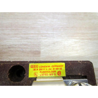 Siba 60 001 02 Fuse Holder 6000102 - New No Box
