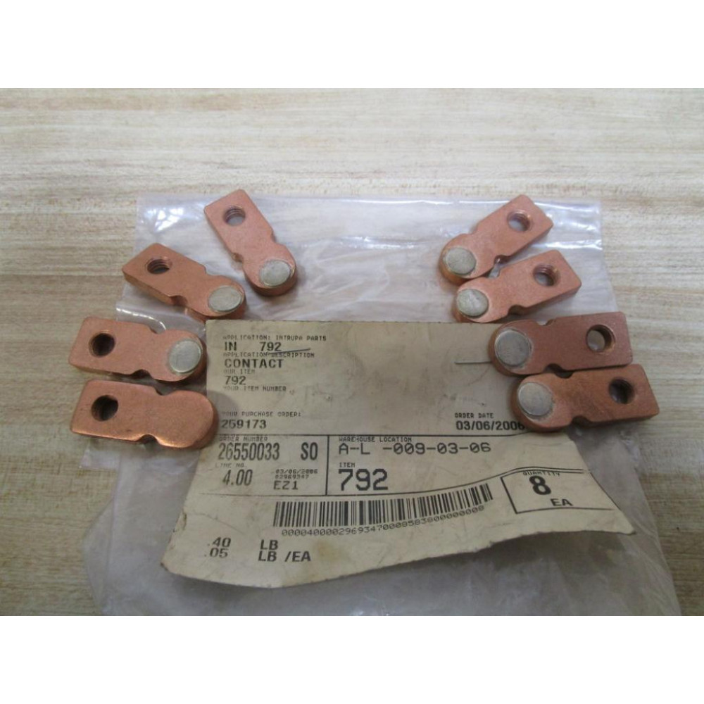 Intrupa 792 Copper Contact Kit (Pack of 8)