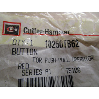 Cutler Hammer 10250TB62 Eaton Red Mushroom Button