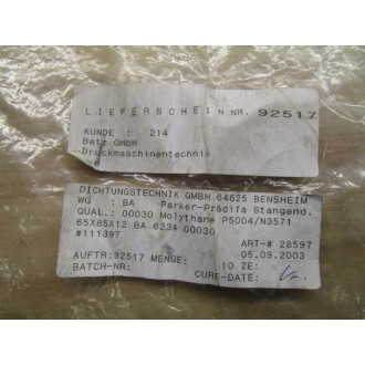 Lieferschein 92517 Seal 65X85X12 (Pack of 2)