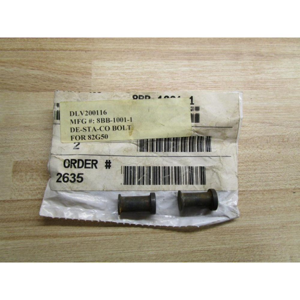 De-Sta-Co 8BB-1001-1 Bolt (Pack of 2)
