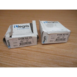 Legris Parker 3106-53-00 Glass Shape Fitting 31065300 (Pack of 20)