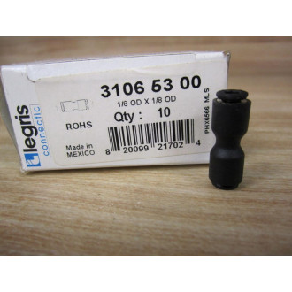 Legris Parker 3106-53-00 Glass Shape Fitting 31065300 (Pack of 20)