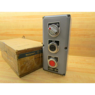 Westinghouse OT 15-022 Pushbutton Station 0T 15-022 OnOffRun& Stop Buttons