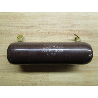 Ohmite RW36G632 Resistor 6300 Ohms 60W - Used