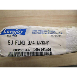Lovejoy 5J Flange 34 WKeyway