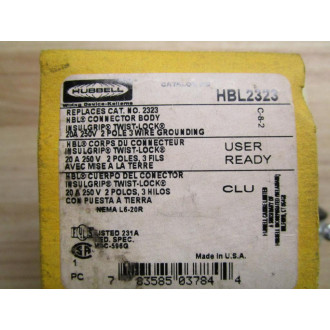 Hubbell HBL 2323 Twist-Lock Connector HBL2323