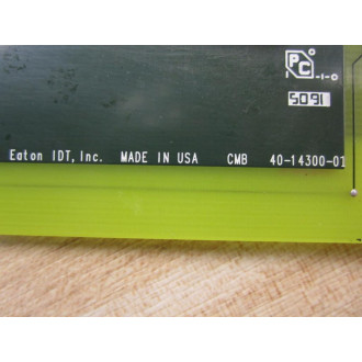 Cutler Hammer 40-14300-01 Eaton Circuit Board MM-PMMP-001 - Used