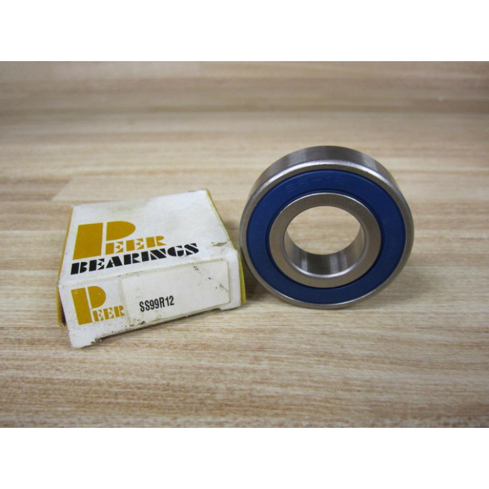 Peer Bearings SS99R12 Sealed Ball Bearing 9R-12