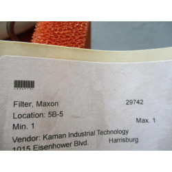 Maxon 29742 Filter Assembly - New No Box