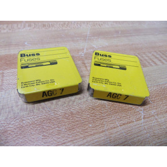 Bussmann AGC-7 Buss Fuse AGC7 250V (Pack of 10)