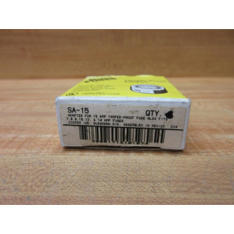 Bussmann SA-15 Buss Fustat Adapters SA15 (Pack of 3)