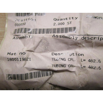 Krones 1800119821 Tubing
