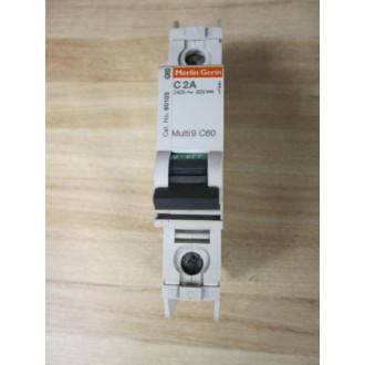 Merlin Gerin 60103 Square D Breaker 2A MG60103 Schneider - Used