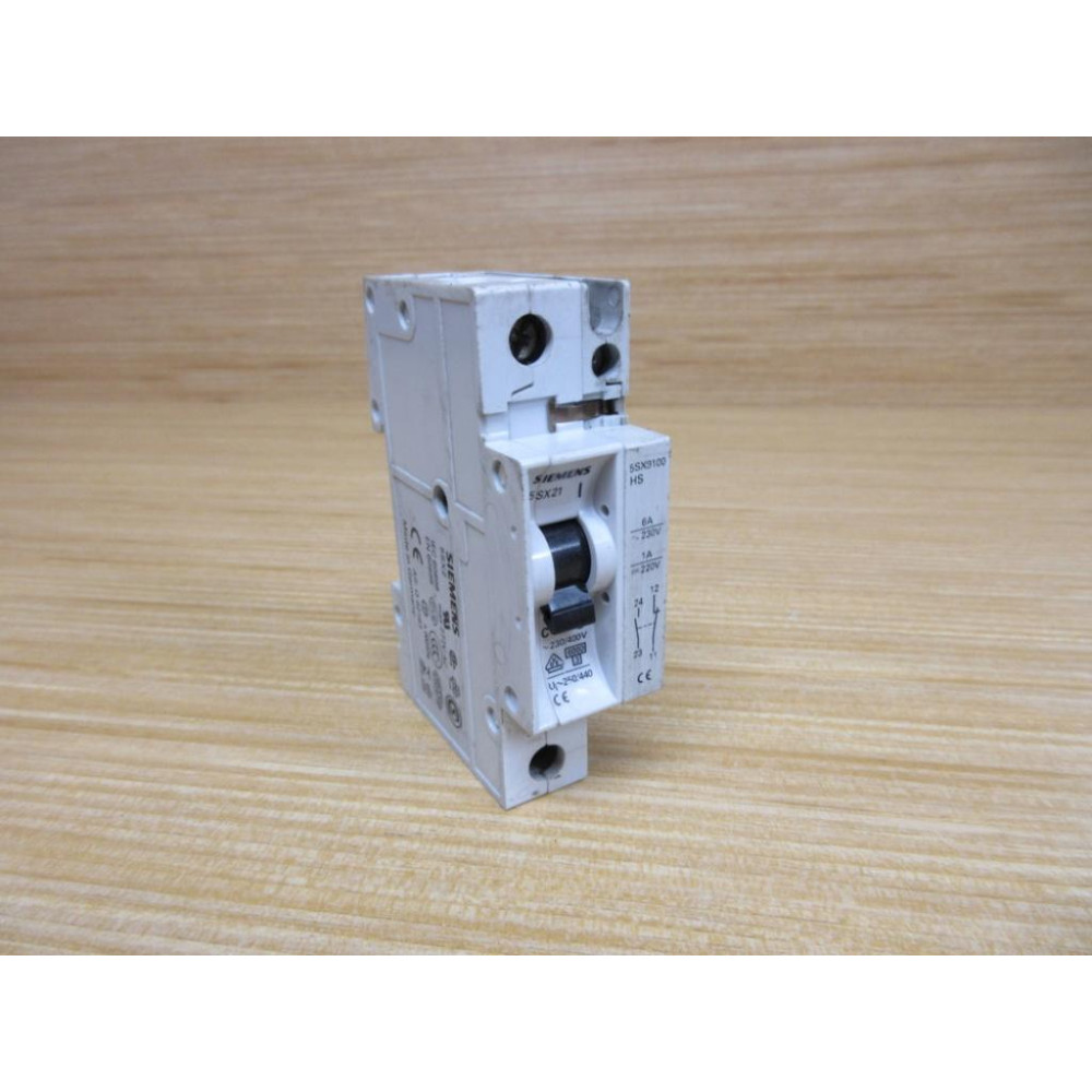 Siemens 5SX21 C4 Circuit Breaker 5SX21C4 W 5SX9100 - Used