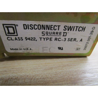 Square D 9422-RC3 Switch