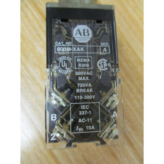Allen Bradley 800MR-A2B Pushbutton 800MR-A2 Series A - New No Box